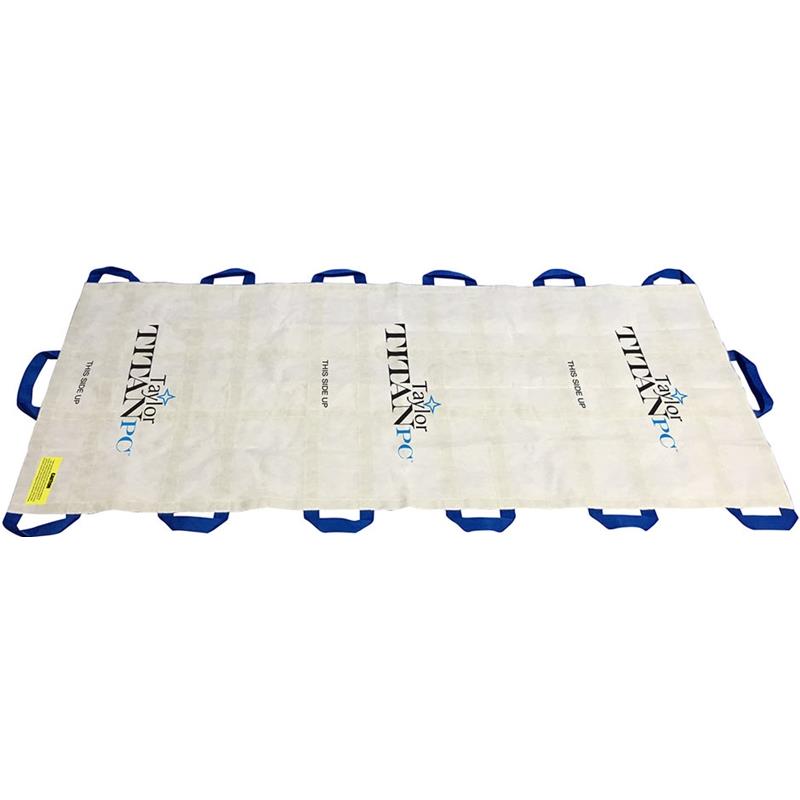 Taylor Healthcare-Taylor TITANPC™, Limited Use Soft Stretcher, White, 14 handles, 40"x80"-MedTech-1